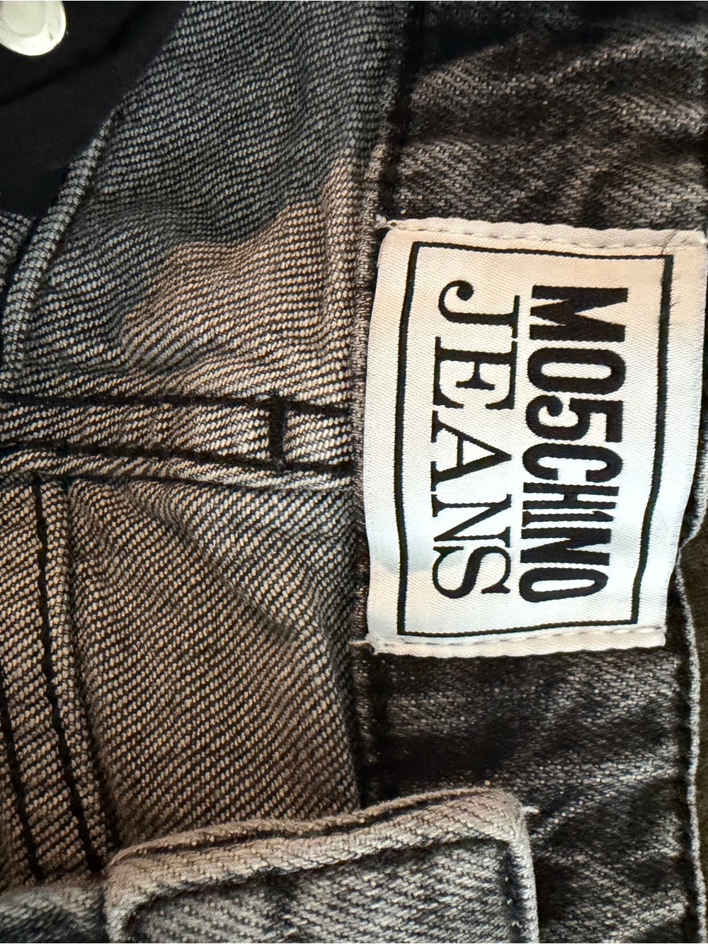 Moschino Gray Denim Jeans